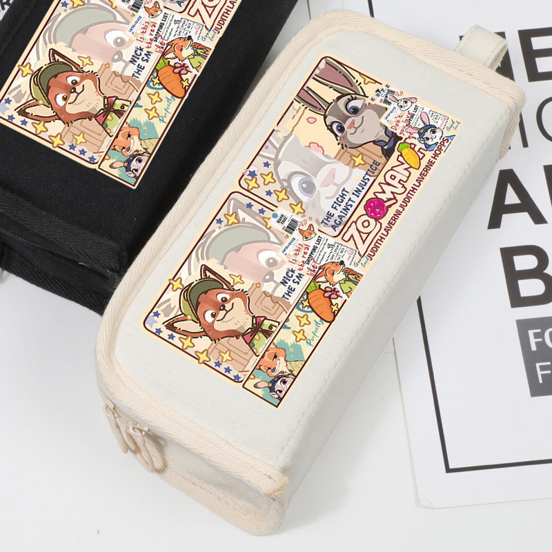 疯狂动物城周边可爱笔袋文具盒
