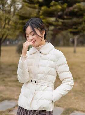女装冬季2025新款短款小个子加厚小棉袄文艺收腰棉衣外套QD61167