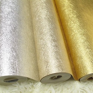 金箔墙纸金色拉丝纹冰磨砂雕刻背景清明上河图银色土豪金银箔壁纸