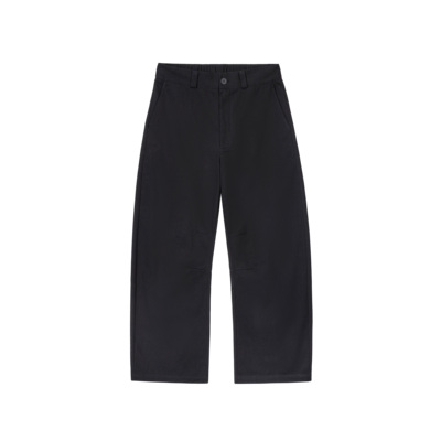 Oeasy「弯刀真神 黄金弧度」精细结构纯棉chino休闲长裤四季通勤