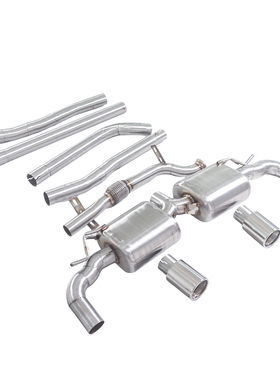 适用于宝马MINIr60 1.6T四驱高性能排气系统消音鼓定制跑车声浪