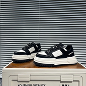 2025秋季 日常百搭休闲鞋 新款 潮牌男鞋 时尚 韩版 厚底增高系带男板鞋