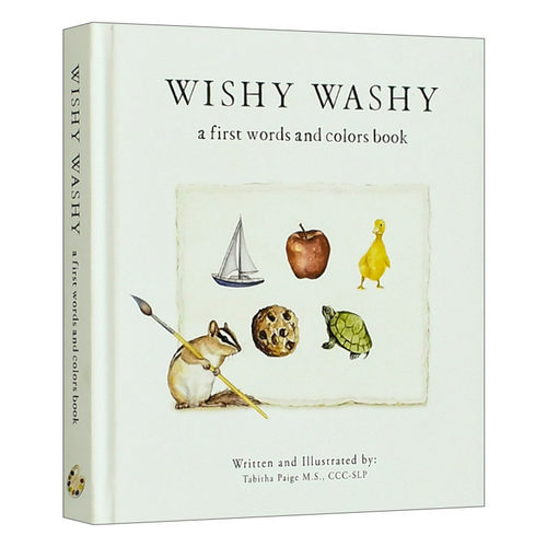 Wishy Washy 犹犹豫豫 自然拼读 儿童颜色教育认知启蒙绘本 纸板书 Tabitha Paige进口原版英文书籍