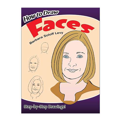 英文原版 How to Draw Faces 如何画脸 儿童人物卡通绘画技巧指南 Barbara Soloff Levy 英文版 进口英语原版书籍