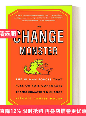 英文原版 The Change Monster 变革之魂 波士顿咨询公司组织变革理念 Jeanie Daniel Duck 英文版 进口英语原版书籍