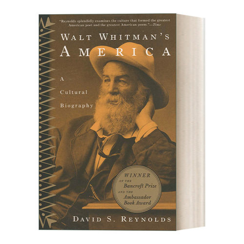英文原版 Walt Whitman's America 沃尔特·惠特曼的美国 一部文化传记 David S. Reynolds 英文版 进口英语原版书籍