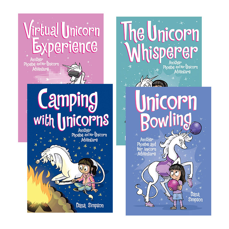 Phoebe and Her Unicorn 菲比和她的独角兽9-12册进口原版英文书籍