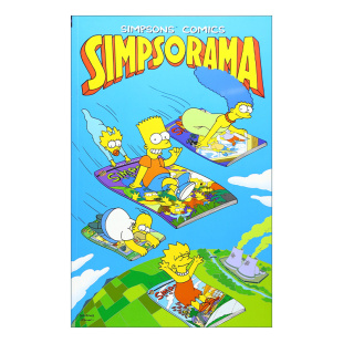 辛普森全景进口原版 Simpsons 辛普森一家漫画合集 Simpsorama 英文书籍