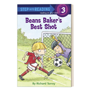 英文原版 Step into Reading 3 - Beans Baker's Best Shot 巴克最好的一球 兰登分级阅读3 英文版 进口英语原版书籍