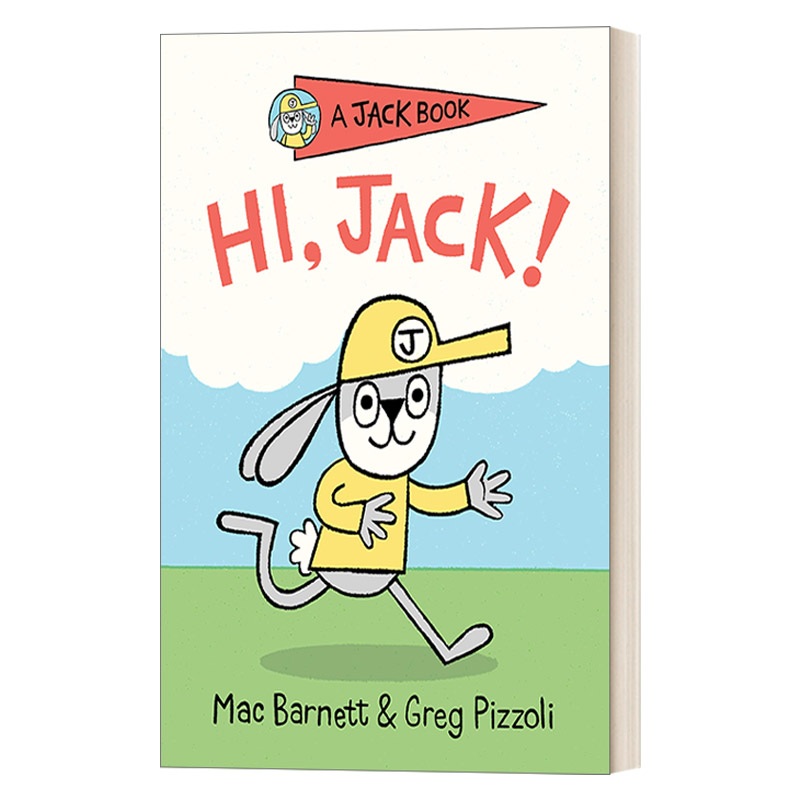 英文原版 A Jack Book 01 Hi  Jack! 兔子杰克之书系列1 你好，杰克！儿童精装章节桥梁书故事绘本 幽默笑话 英文版 进口英语书籍