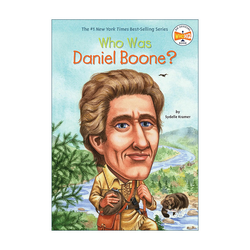 英文原版 Who Was Daniel Boone? 谁是丹尼尔 布恩 拓荒者 英文版 进口英语原版书籍图片