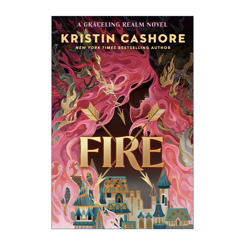 英文原版小说 Fire Graceling Realm 02 火焰 灵境系列2 青少年奇幻小说 Kristin Cashore 英文版 进口英语原版书籍