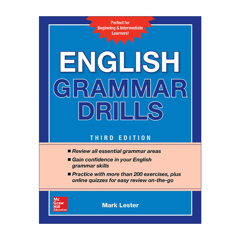 英文原版 English Grammar Drills 英语语法训练 第2版 英文版 进口英语原版书籍