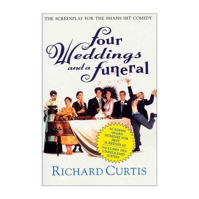 Four Weddings and a Funeral 四个婚礼和一个葬礼 喜剧剧本进口原版英文书籍