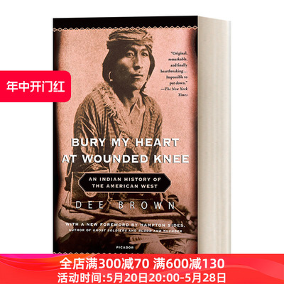 Bury My Heart at Wounded Knee 魂归伤膝谷 美国西部印第安人史进口原版英文书籍