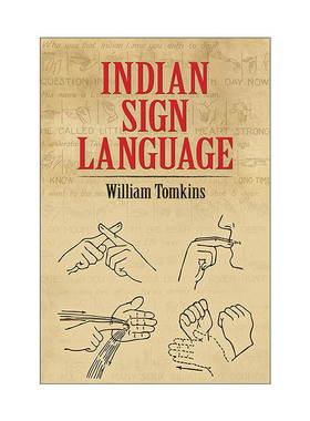 英文原版 Indian Sign Language 印第安手语指南 William Tomkins 英文版 进口英语原版书籍