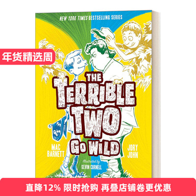 Terrible Two Go Wild 淘气二人组发狂了 进口原版英文书籍