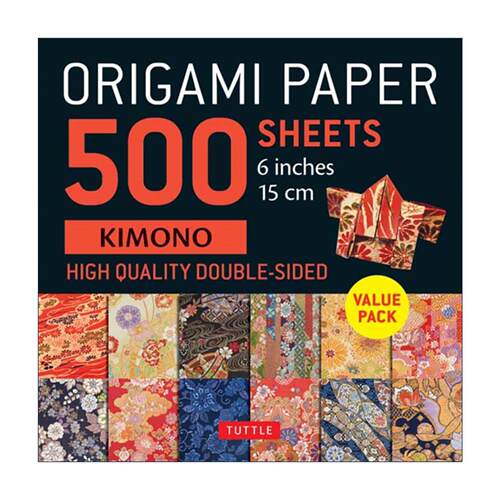 英文原版 Origami Paper 500 sheets Kimono Flowers 6