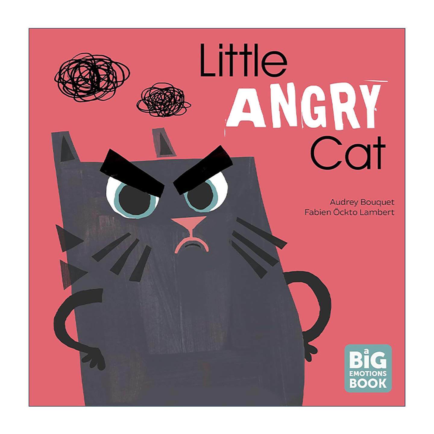 英文原版 Little Angry Cat 生气的小猫 精装图画书 情绪大书 英文版 进口英语原版书籍