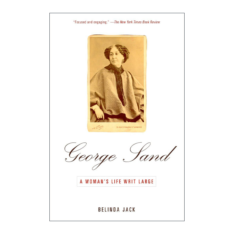 英文原版 George Sand 乔治·桑传 魔沼 康素爱萝作者 Belinda Jack 英文版 进口英语原版书籍