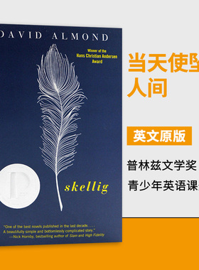 当天使坠落人间 Skellig 普林兹文学奖 英文原版小说 青少年英语课外阅读 David Almond 戴维阿蒙德 进口英文书籍