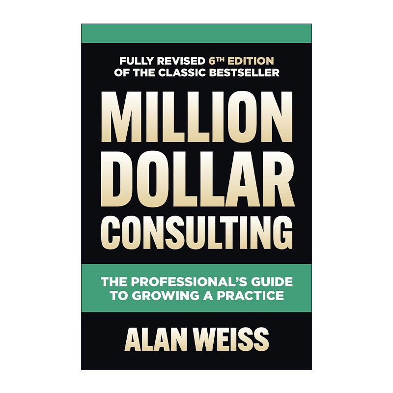 英文原版 Million Dollar Consulting 成为百万美元咨询师 精装第6版 英文版 进口英语原版书籍