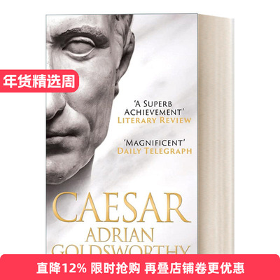 Caesar 凯撒 巨人的一生 牛津大学罗马史专家阿德里安•戈兹沃西进口原版英文书籍