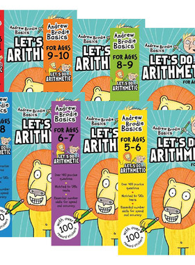 Let's do Arithmetic 5-11 我们来做算数5-11岁 6册套装进口原版英文书籍