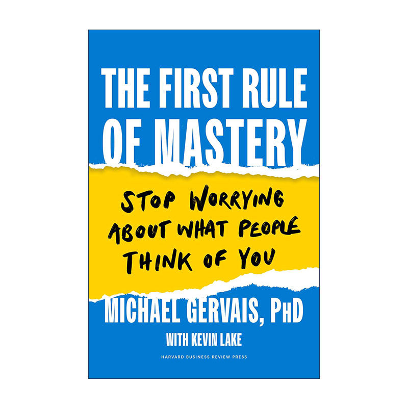 英文原版 The First Rule of Mastery 成功的首要法则 不要担心别人怎么看你 哈佛商业评论 Michael Gervais 精装进口英语原版书籍