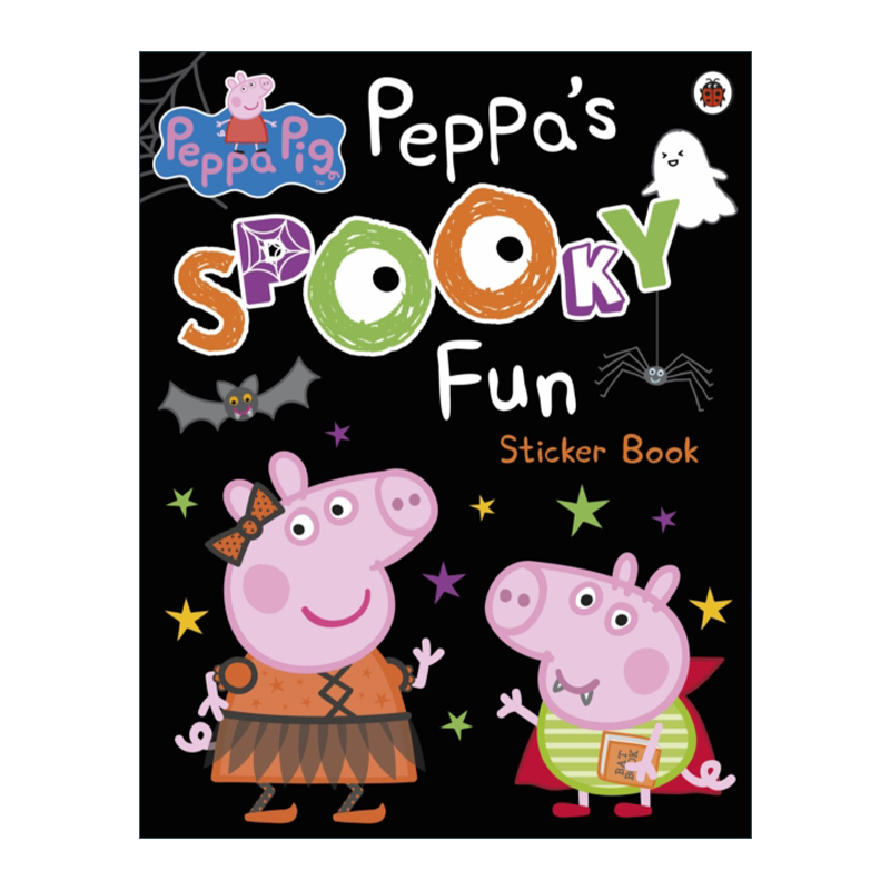 英文原版 Peppa Pig Peppa's Spooky Fun Sticker Book 小猪佩奇的万圣节贴纸书 英文版 进口英语原版书籍