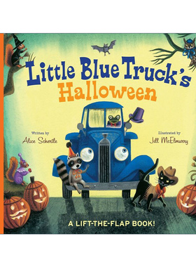 Little Blue Truck's Halloween 蓝色小卡车的万圣节 纸板书进口原版英文书籍