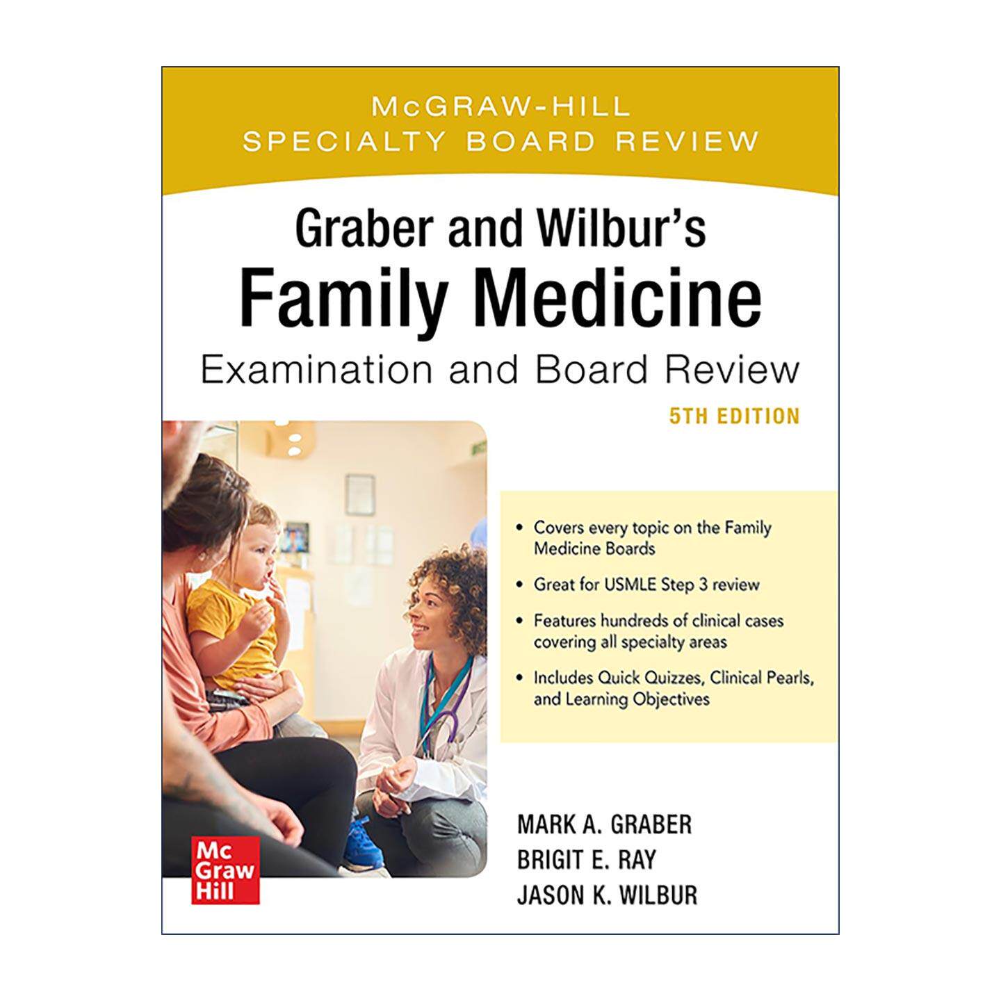 英文原版 Graber Wilbur's Family Medicine Examination Board Review 家庭医学委员会 病例案例合集 第5版 进口英语原版书籍