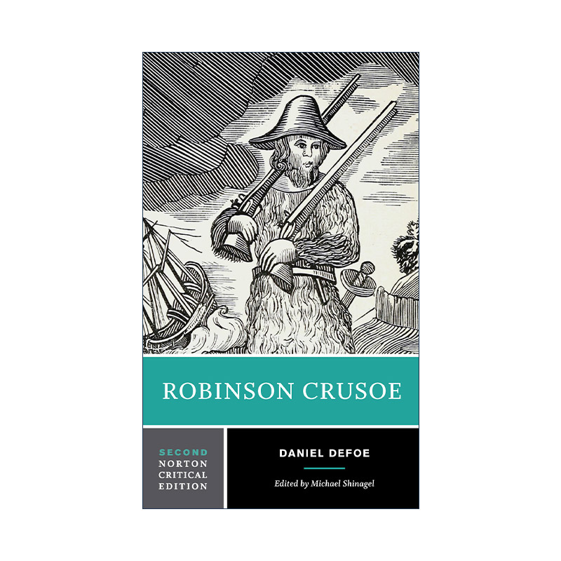 英文原版 Robinson Crusoe 鲁滨逊漂流记 第二版 诺顿文学解读系列Norton Critical Edition 英文版 进口英语原版书籍