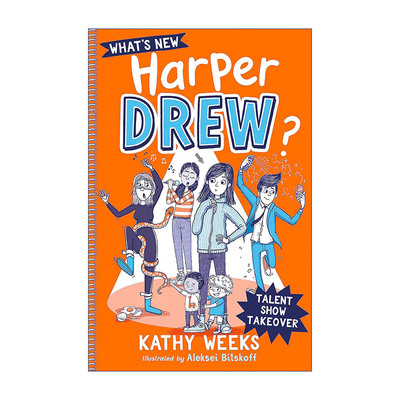 英文原版 What's New Harper Drew Talent Show Takeover 哈珀德鲁章节桥梁书2 英文版 进口英语原版书籍