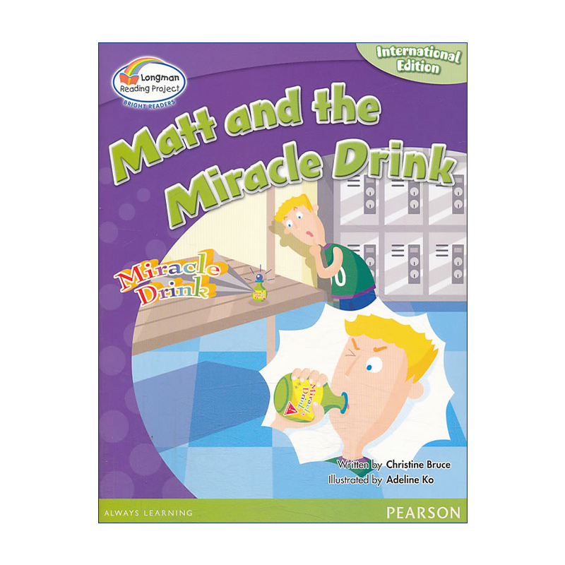 英文原版 Bright Readers L6 Matt & the Miracle Drink 小学英语分级阅读绘本6级 马特和不可思议的饮料 英文版 进口英语原版书籍