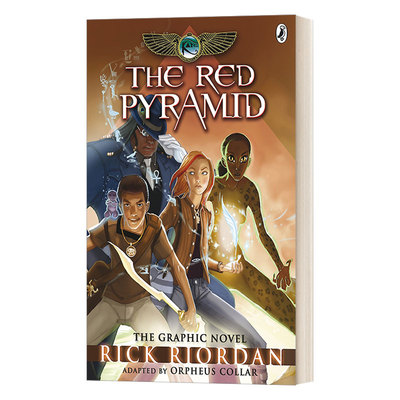英文原版 The Kane Chronicles The Red Pyramid The Graphic Novel 波西·杰克逊埃及守护神系列漫画1 英文版 进口英语原版书籍