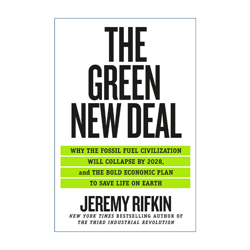 The Green New Deal 绿领经济 美国华盛顿特区经济趋势基金会总裁 杰里米里夫金进口原版英文书籍