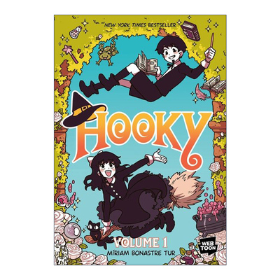 英文原版 Hooky 双胞胎兄妹的奇幻冒险1 全彩漫画 英文版 进口英语原版书籍