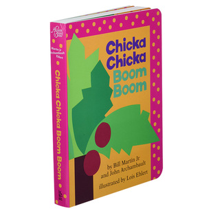 Chicka Chicka Boom Boom  叽喀叽喀碰碰 绘本+CD进口原版英文书籍