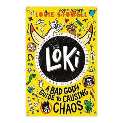 英文原版 Loki A Bad God's Guide to Causing Chaos 洛基 一个坏神的捣蛋指南 儿童幽默漫画小说 英文版 进口英语原版书籍