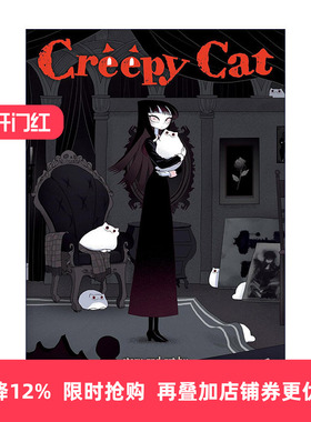 英文原版 Creepy Cat Vol.1 猫和我的奇妙生活 卷一 幽默漫画 Cotton Valent 英文版 进口英语原版书籍