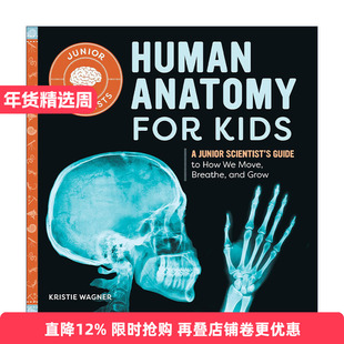 英文原版 Human Anatomy for Kids 给孩子们的人体解剖学指南 初级科学家系列 儿童科普百科 英文版 进口英语原版书籍