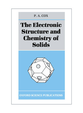 英文原版 The Electronic Structure and Chemistry of Solids 固体的电子结构与化学 英文版 进口英语原版书籍