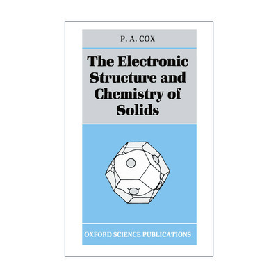 英文原版 The Electronic Structure and Chemistry of Solids 固体的电子结构与化学 英文版 进口英语原版书籍