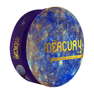 Mercury: 100 Piece Puzzle 水星拼图100片  太空主题进口原版英文书籍
