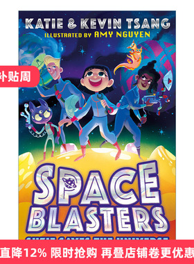 英文原版 Space Blasters Suzie Saves The Universe 太空冒险小分队1 苏茜拯救宇宙 儿童太空科幻章节书 英文版 进口英语原版书籍
