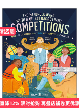 英文原版 The Mind-Blowing World of Extraordinary Competitions 令人惊叹的非凡竞赛世界 精装 英文版 进口英语原版书籍