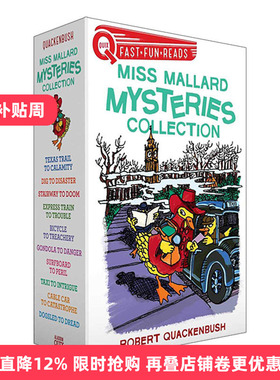 Miss Mallard Mysteries Collection 鸭侦探马拉德小姐探案集10册盒装 进口原版英文书籍