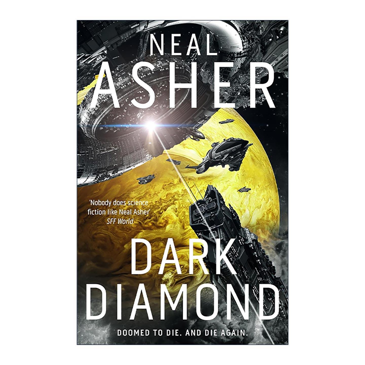 英文原版 Dark Diamond 黑暗的钻石 流行科幻小说 Time's Shadow系列1 Neal Asher 英文版 进口英语原版书籍