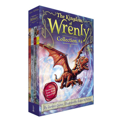 英文原版 The Kingdom of Wrenly Collection #4 Boxed Set 儿童魔法故事11-14册盒装 英文版 进口英语原版书籍